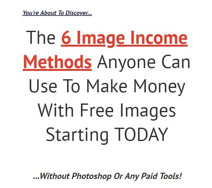 Tony Newton Image Income Methods – 6 Image Income Methods Download - Amazon Download-Amazon Download