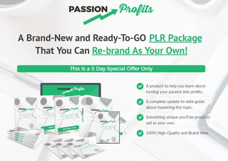 PLR – Passion Profit Download-Amazon Download