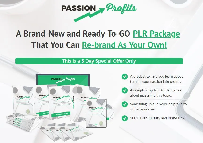 PLR – Passion Profit Download - Amazon Download-Amazon Download